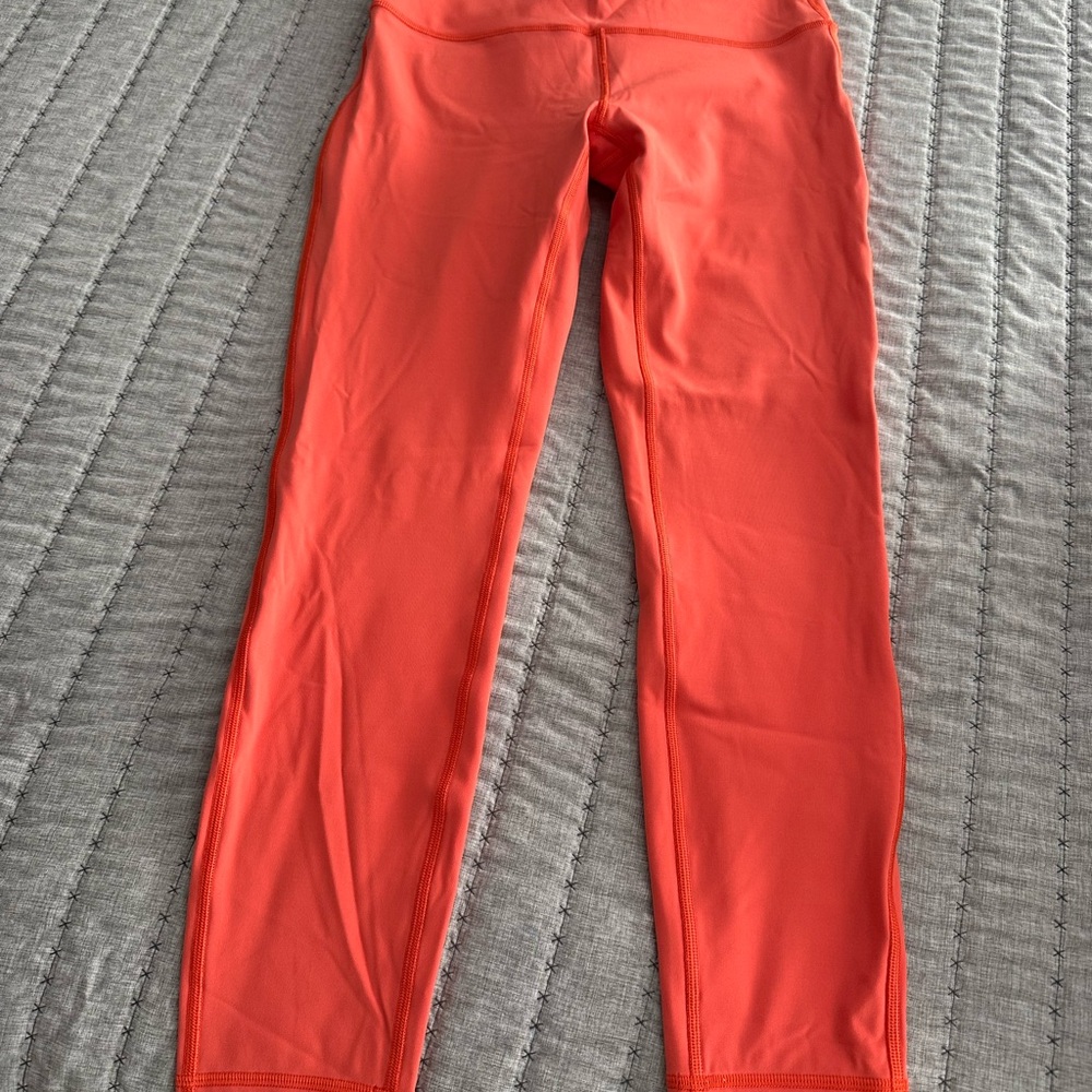 lululemon athletica Vibrant Coral Kids Leggings